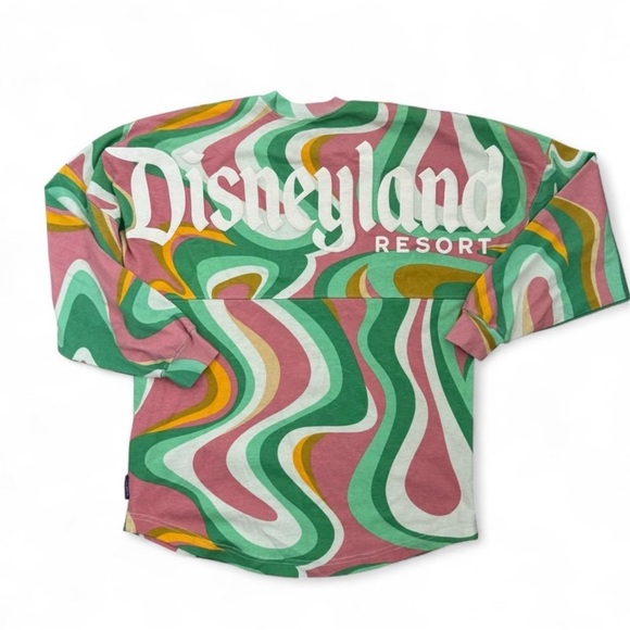 Disney Disneyland Resort swirl retro Spirit Jersey shirt - Picture 1 of 4